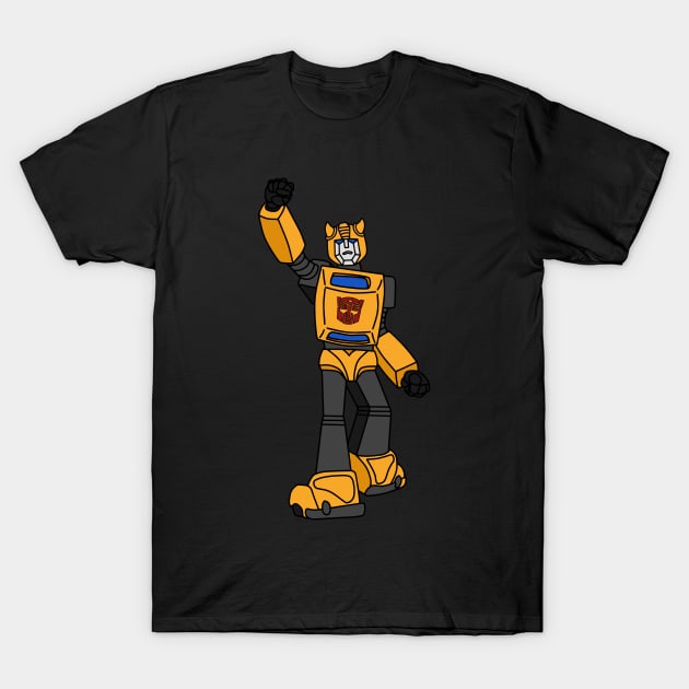 Bumblebee Fist Pumb T-Shirt by prometheus31